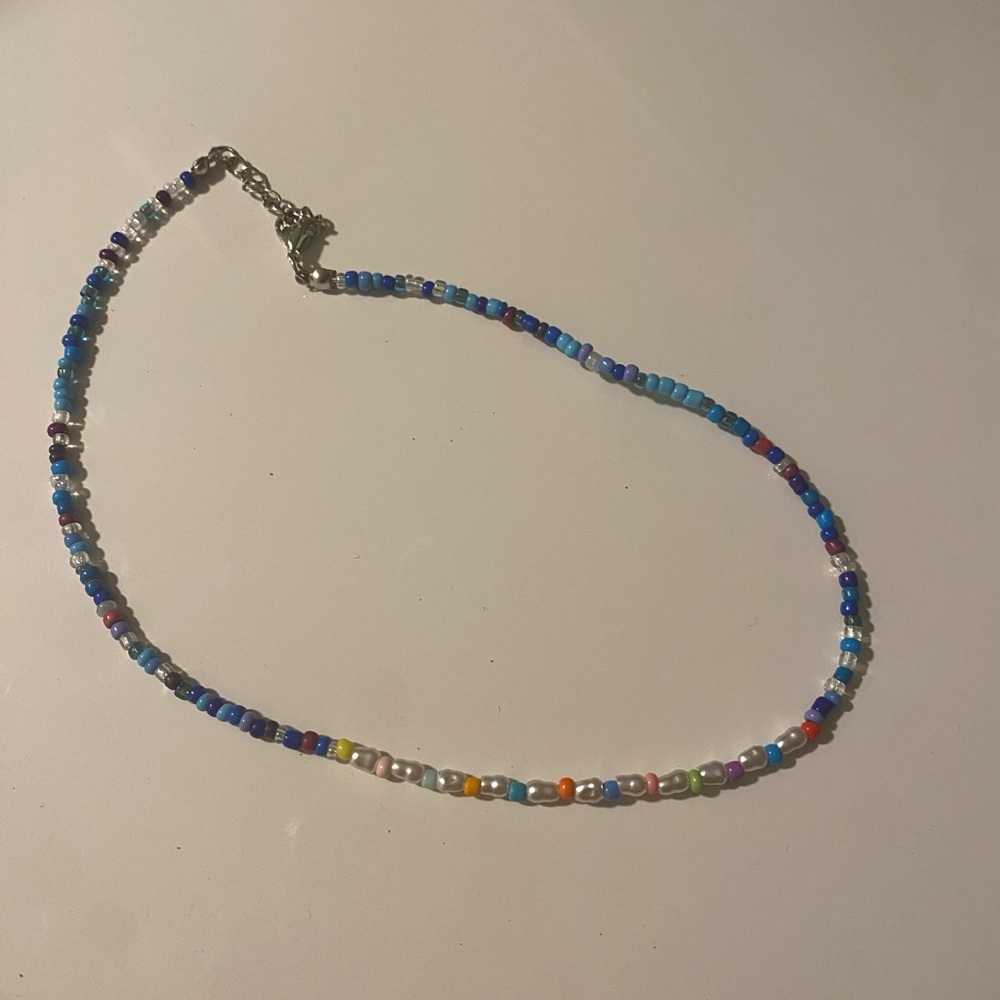 Ron Jon Multicolor Beaded and Pearl Necklace